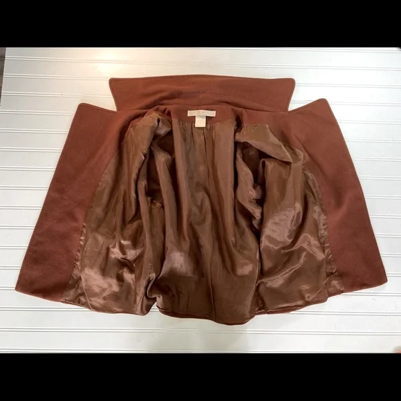 The Limited Ladies Size M/L Rust Colored Classic Short Pea Coat Preowned - Picture 4 of 7